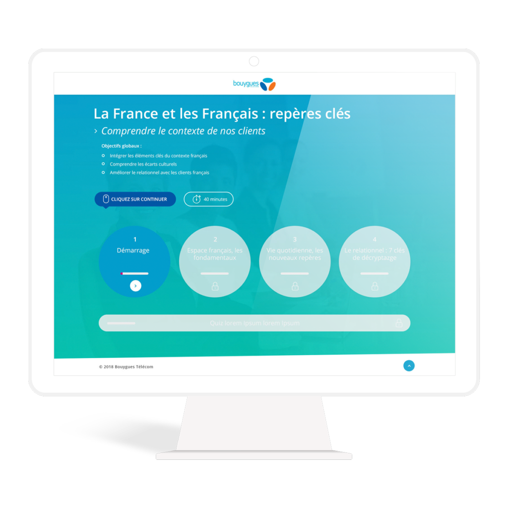 webdesign elearning module bouygues telecom