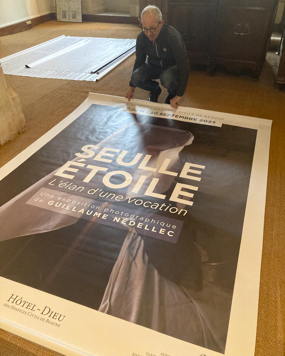 creation affiche exposition photographique seulle etoile beaune 2023 guillaume nedellec