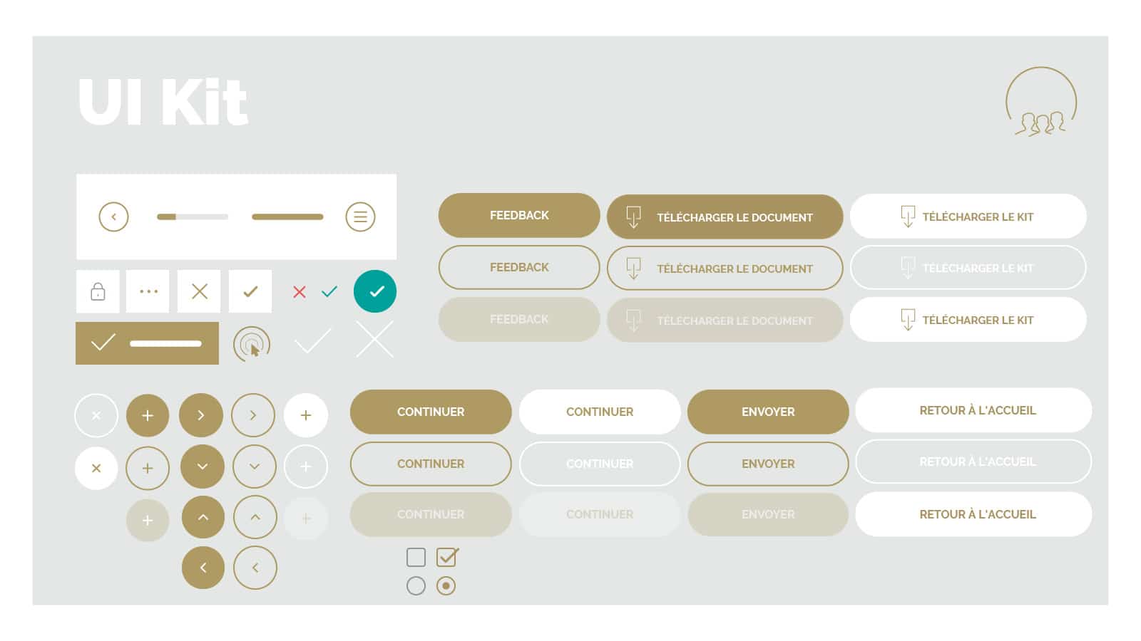 creation ui kit cegos pour covea